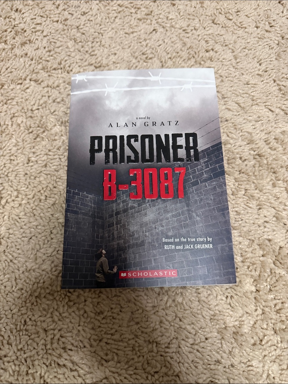 Scholastic Prisoner B-3087 - Gray & Red Cover